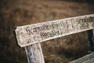 Sitzbank am Wietzer Berg im Landkreis Celle © Anna-Kristina Bauer 